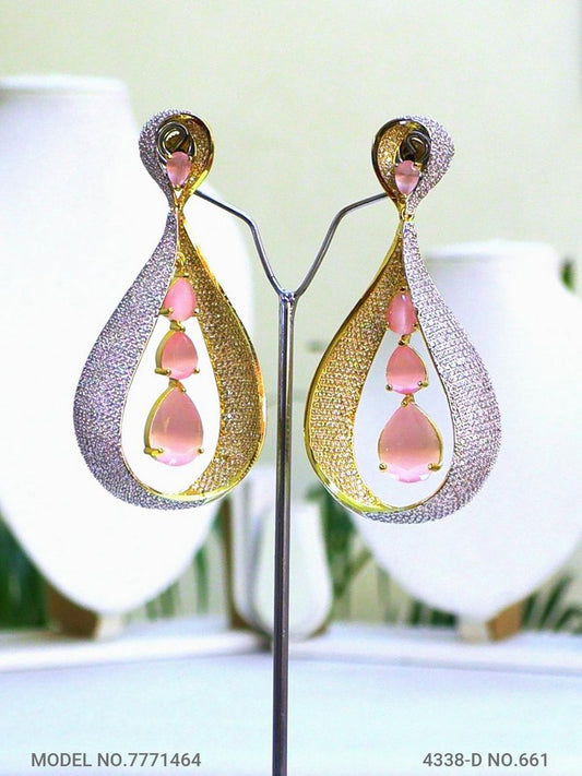 Diamond Replica Long Earrings