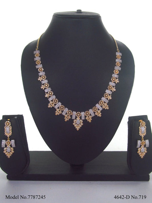 Artificial Diamond Cz Jewelry Set