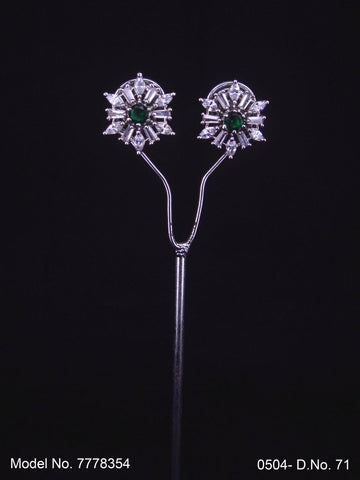 Classic Zircon Earrings