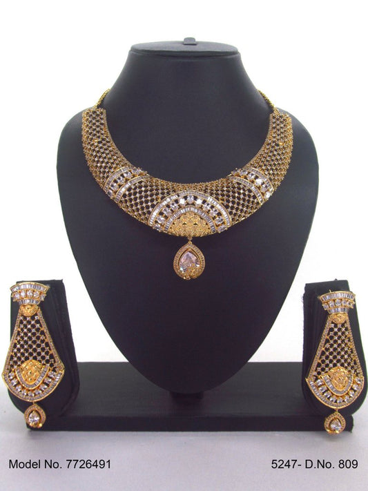 Artificial Diamond Cz Jewelry Set