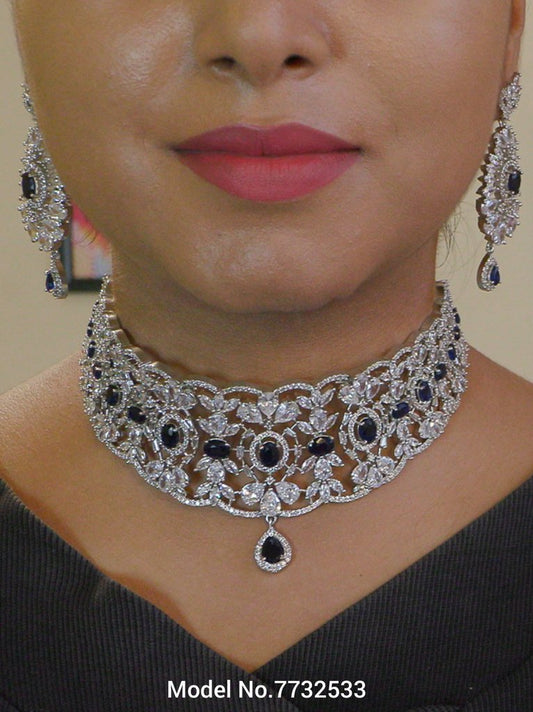 American Diamond Handcrafted Jewelry Set