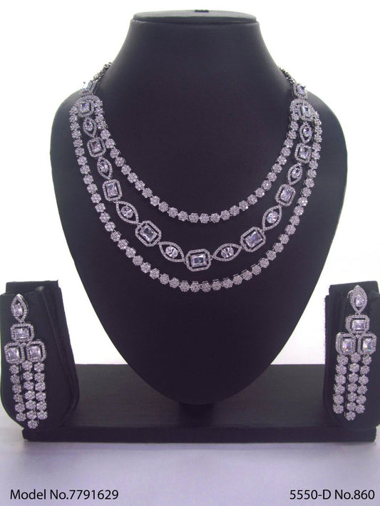 Artificial Diamond Cz Jewelry Set