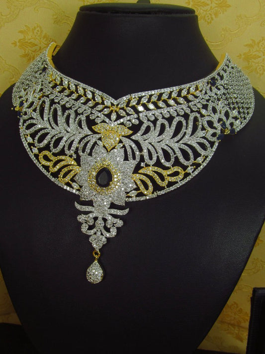 American Diamond Necklace Set