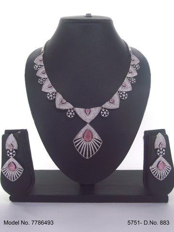 Artificial Diamond Cz Jewelry Set