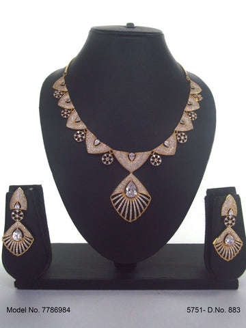 Artificial Diamond Cz Jewelry Set