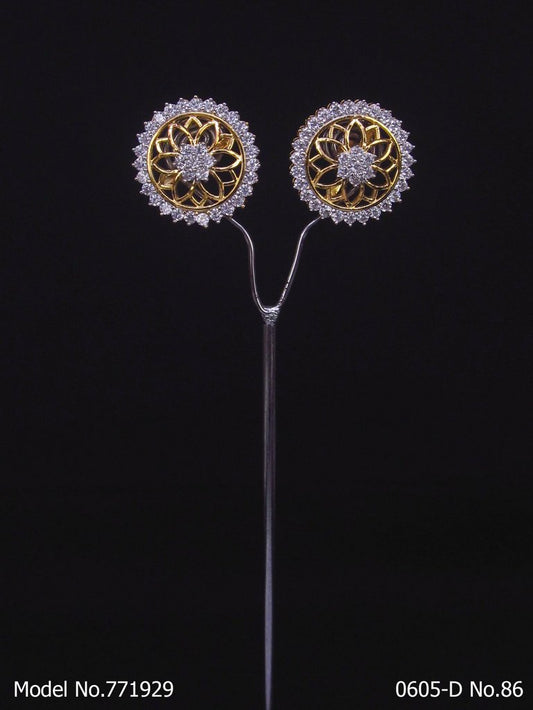 Classic Zircon Earrings