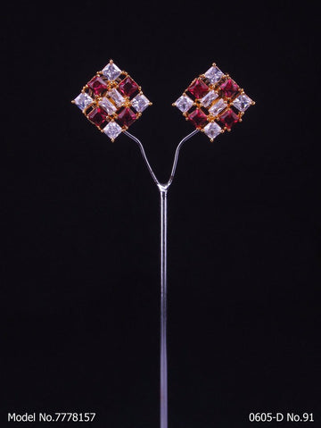 Artificial Jewelry | Earring Tops cubic zircon