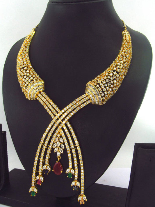 Artificial Diamond Cz Jewelry Set