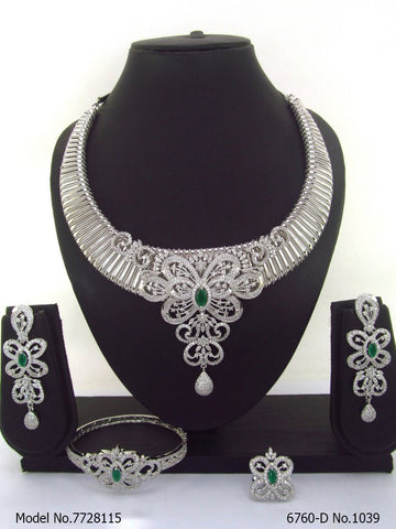 Artificial Diamond Cz Jewelry Set