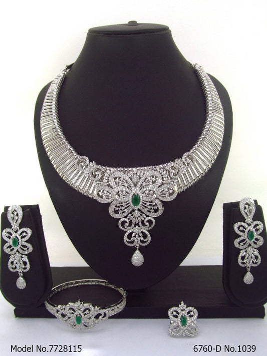 Artificial Diamond Cz Jewelry Set