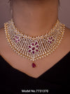 Articfical Diamond AD Necklace Set