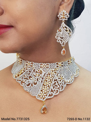 Choker Jewelry Set for Wedding Occasions