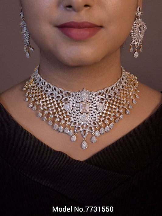 Choker Jewelry Set for Wedding Occasions