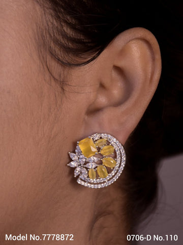 AAA star cut Zircon Earrings