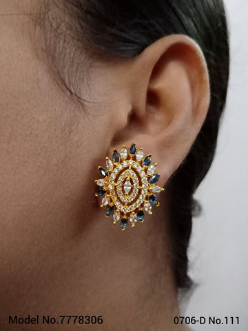 Artificial Jewelry | Earring Tops cubic zircon