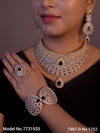 American Diamond Handcrafted Jewelry Set