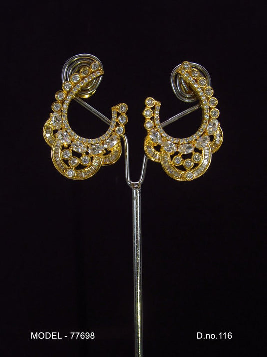 American diamond Earring Indian hand crafted