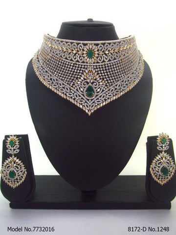 Choker Necklace Set for Weddings