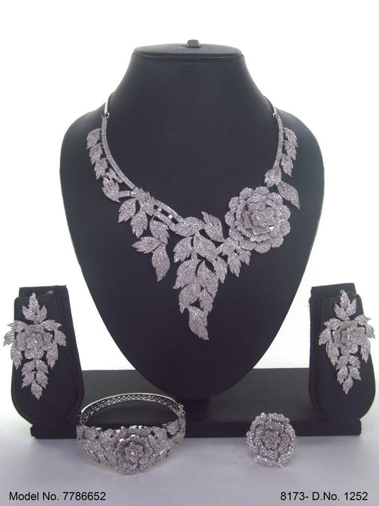 Artificial Diamond Cz Jewelry Set