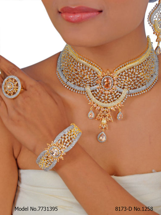 Choker Jewelry Set for Wedding Occasions