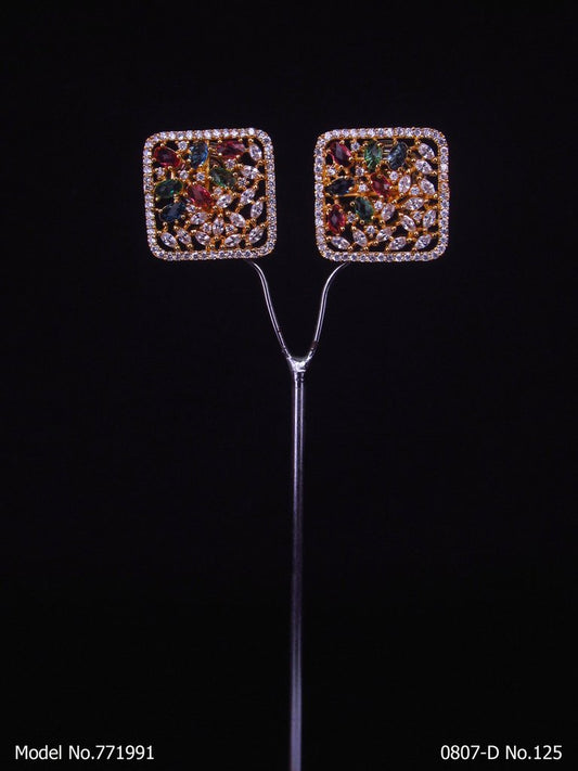 American diamond Earring Indian hand crafted