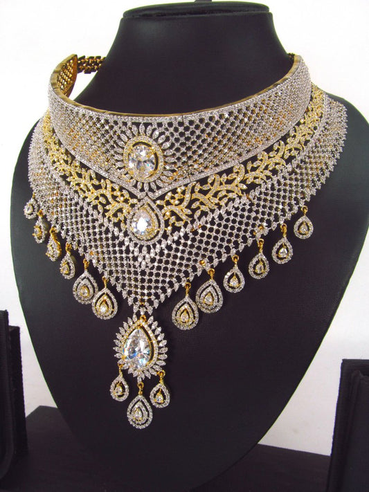 Artificial Diamond Cz Jewelry Set