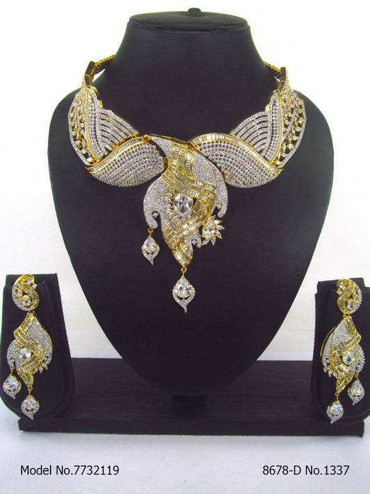 American Diamond Handcrafted Jewelry Set