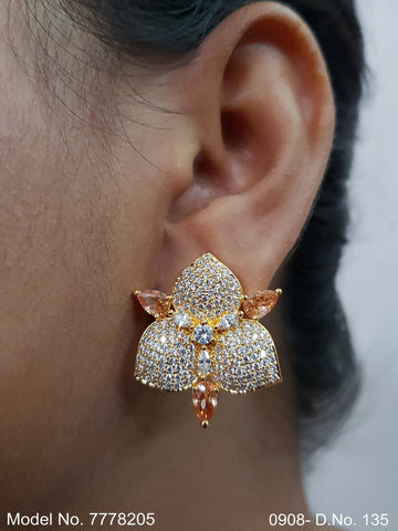 AAA star cut Zircon Earrings