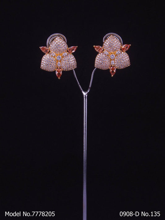 AAA star cut Zircon Earrings