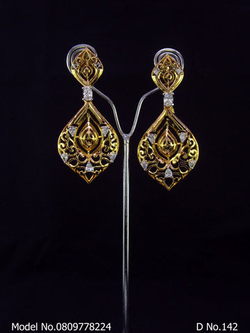 Original Zircon Long Earrings