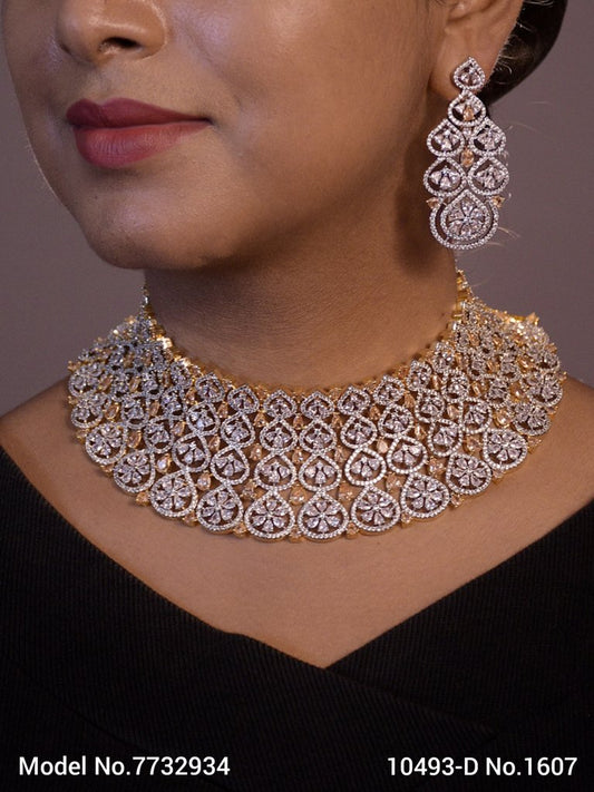 American Diamond Necklace Set