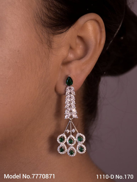 Earrings made of Cubic Zircons