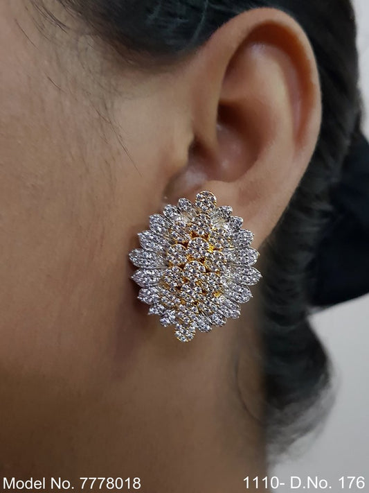 American diamond Earring Indian hand crafted