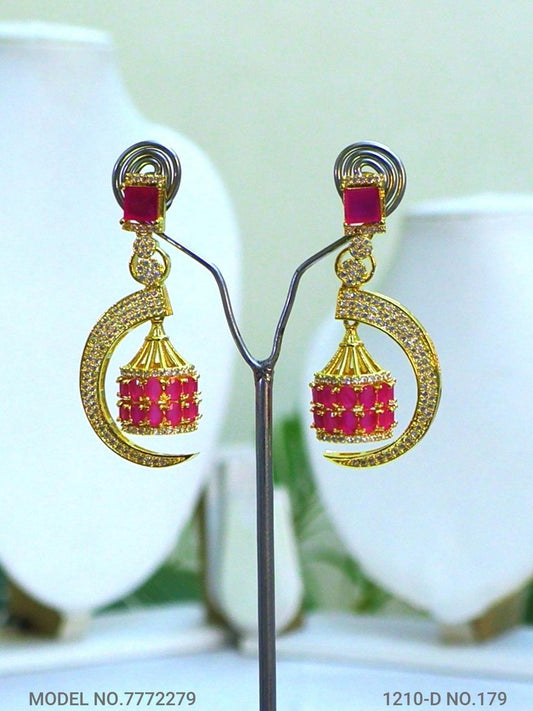 Cz Fashion Earrings | Handcrafted