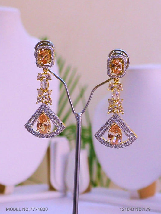 Zircon Earrings can be a Gift