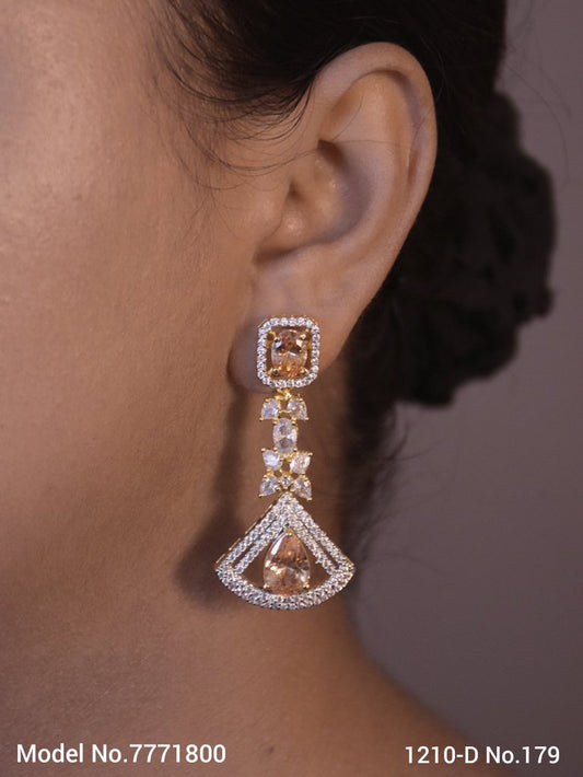 Zircon Earrings can be a Gift