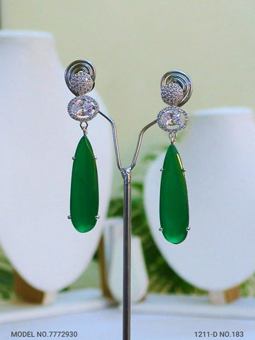 Cz Fashion Earrings | Handcrafted