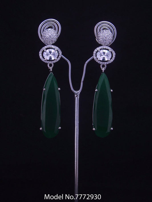 Cz Fashion Earrings | Handcrafted