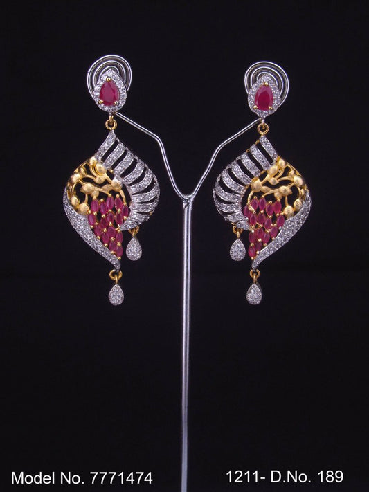 Cz Fashion Earrings | Handcrafted