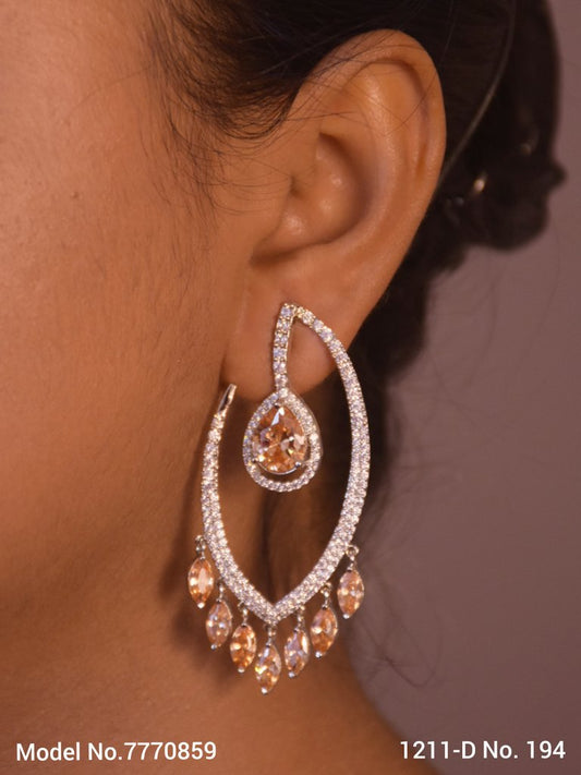 Diamond Replica Long Earrings