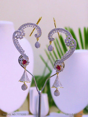 CZ Jhumka Earrings