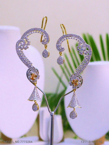 CZ Jhumka Earrings