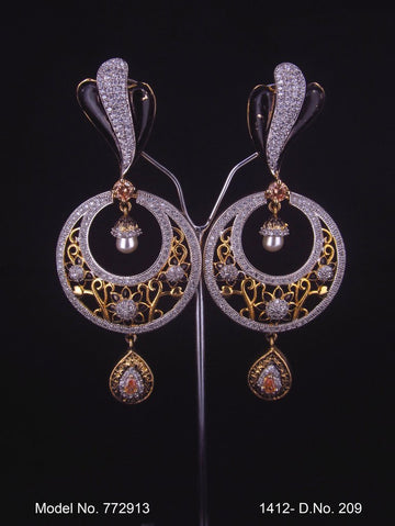 Indian CZ Earrings