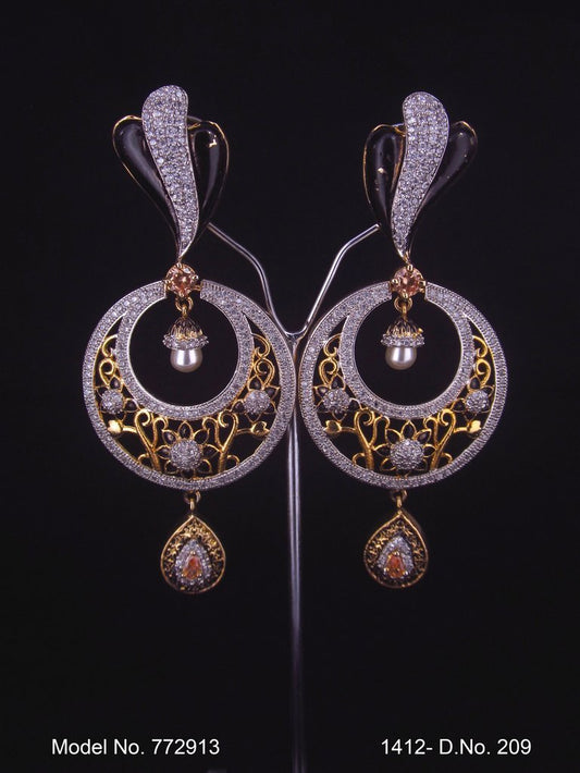 Indian CZ Earrings