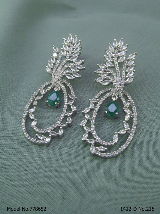 Diamond Replica Long Earrings