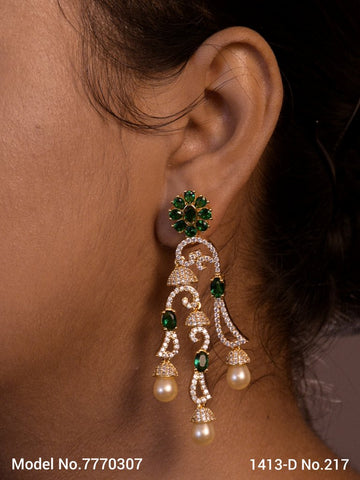 Earrings made of Cubic Zircons