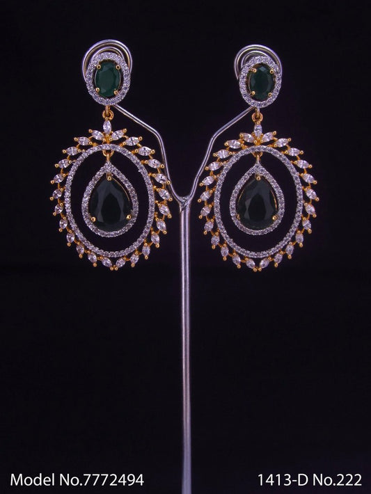 Designer Handmade Cz Earrings