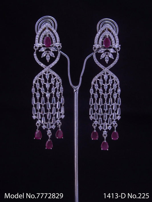 Earrings made of Cubic Zircons